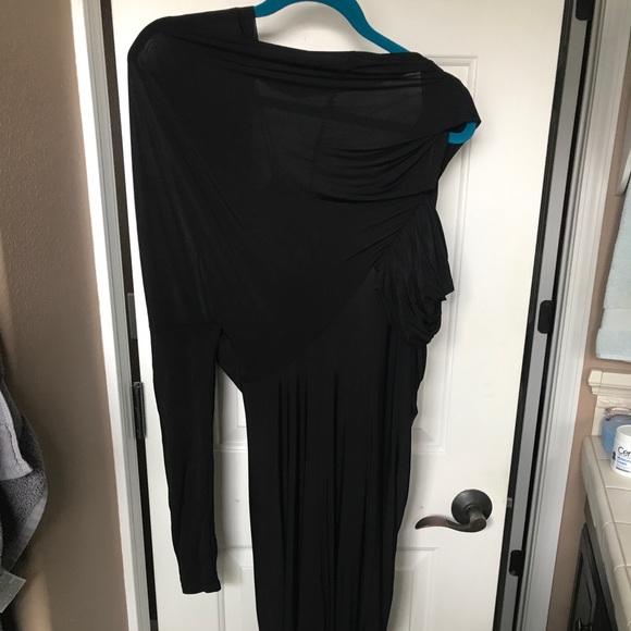 Alexander Wang asymmetric one sleeve dress sz 6 - Picture 3 of 6